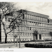 Lünen, Berufs- und Handelsschule (Stempeldatum 1956)