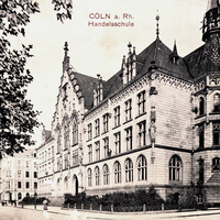 Köln -Handelsschule -Poststempel-1917
