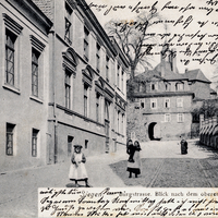 Siegen -Handelsschule- Burgstraße  -Poststempel-1905
