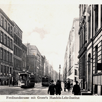 Hamburg -Grone s-Handels-Lehr-Institut- Ferdinandstraße  -1911