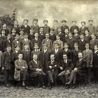 Saaz öffenliche-Kommunal-Handelsschule Schuljahr 1916/1917 bis 1917/18 I -Jahrgang
