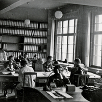 Grossraumbüro Ende der 1930 Jahre