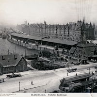 Hamburg Freihafen, Sandtorquai 1904