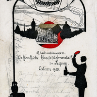 Leipzig Öffentliche Handelslehranstalt 1908